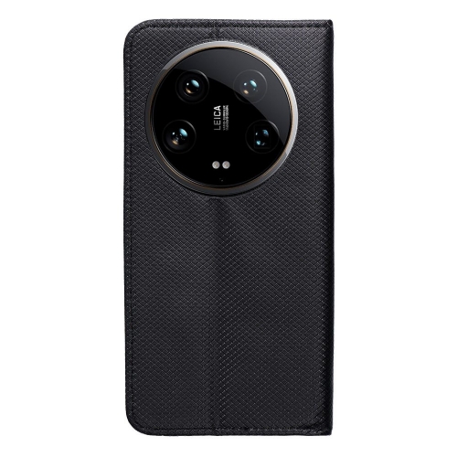 Калъф Тефтер Smart Book за Xiaomi 14 Ultra, Черен