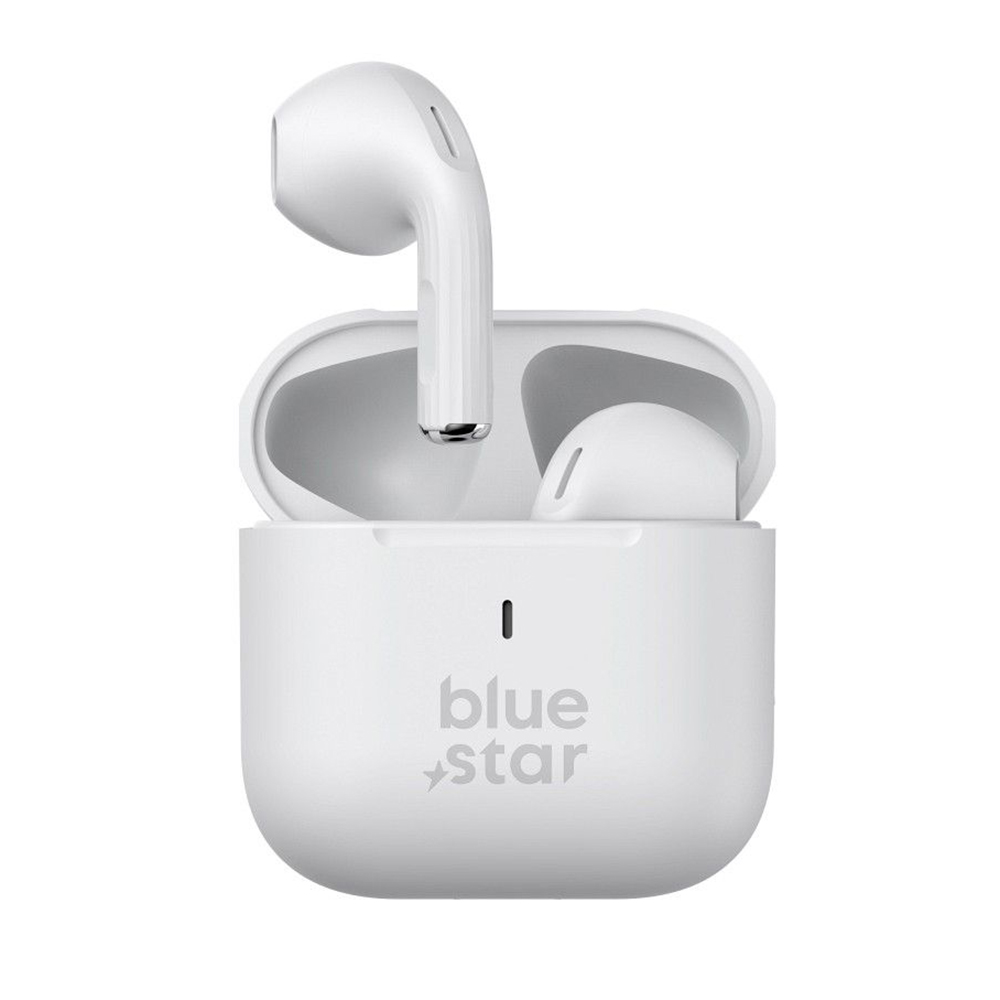 Безжични Слушалки Blue Star Nova Fi5, TWS, Bluetooth 5.3, Бял 