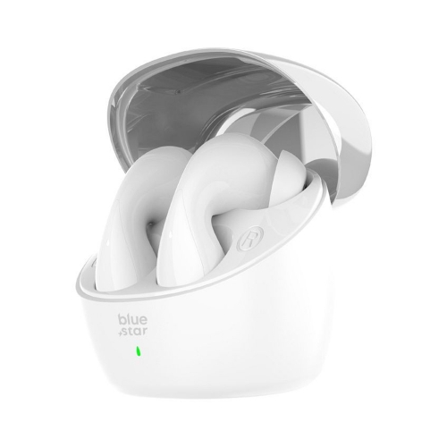 Безжични Слушалки Blue Star BK92, TWS, Bluetooth 5.4, Бял