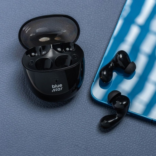 Безжични Слушалки Blue Star BK99, TWS, Bluetooth 5.4, Черен