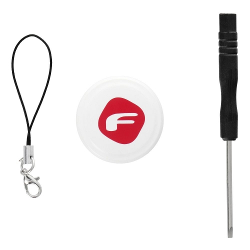 Тракер за проследяване Forcell F-TAG F01, Find My, Бял