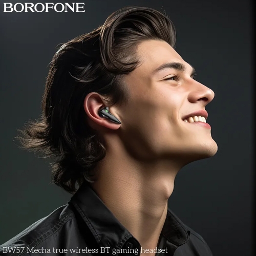 Безжични Слушалки Borofone BW57 Mecha, TWS, Черен