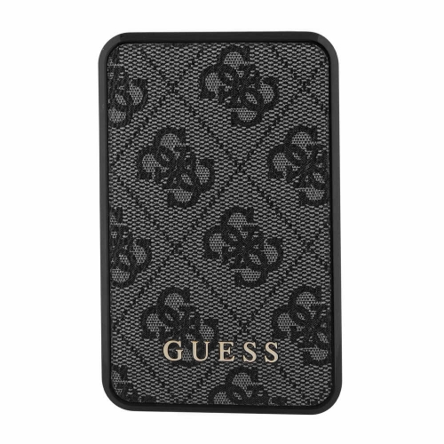 Външна Батерия Guess PU 4G Leather 10000mAh, GUPB10DP4GEGK, Черен