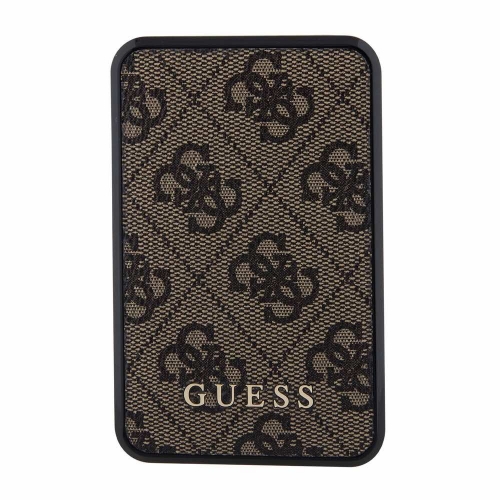 Външна Батерия Guess PU 4G Leather 10000mAh, GUPB10DP4GEGW, Кафяв