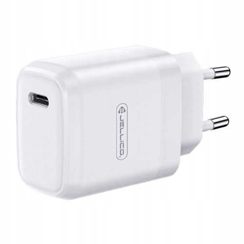 Мрежово Зарядно JELLICO A78, 220V, 20W, PD, USB-C, Бял