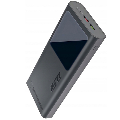 Универсална външна батерия BeePower BP-10PD, 10000mAh, 22.5W, USB-C, 2 x USB 3.0, Черен