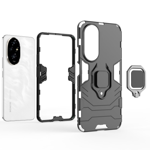 Удароустойчив Калъф Kickstand Ring за Huawei Honor 200 Pro, Черен