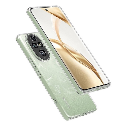 Силиконов калъф Techsuit Silicone за Huawei Honor 200, Прозрачен