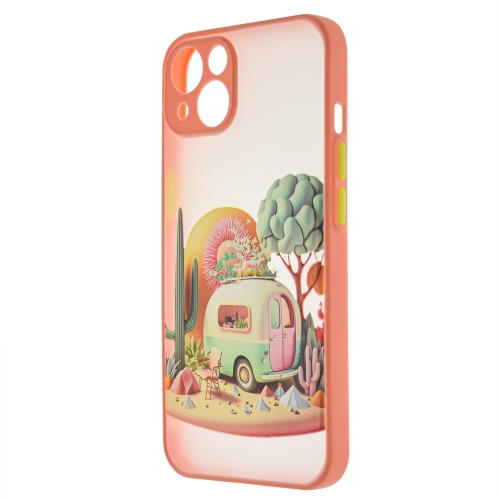 Удароустойчив калъф Trendy Travel за iPhone 14, Каравана