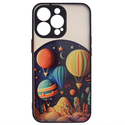 Удароустойчив калъф Trendy Travel за iPhone 14 Pro, Пътуване с балони