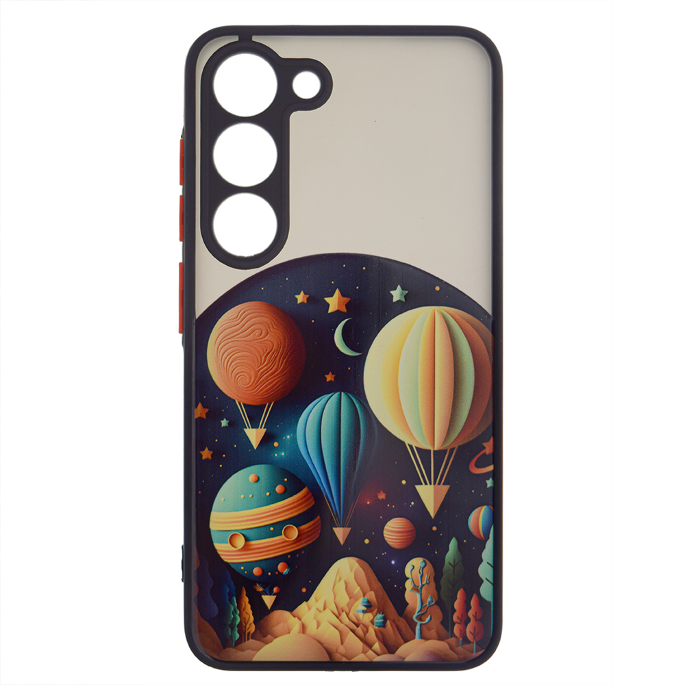 Удароустойчив калъф Trendy Travel за Samsung Galaxy A55, Пътуване с балони