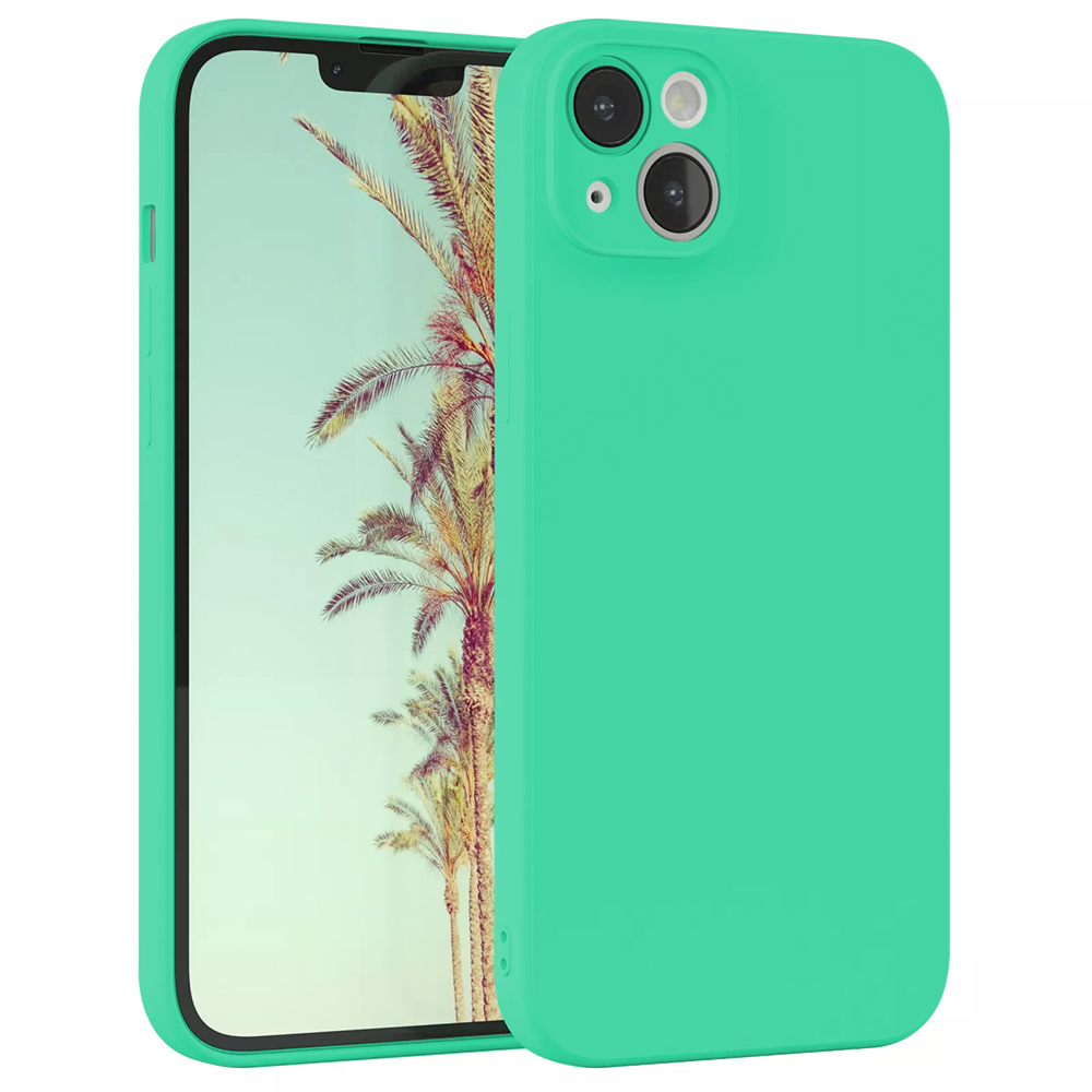 Силиконов калъф Silicone Lite за Iphone 14, Мента