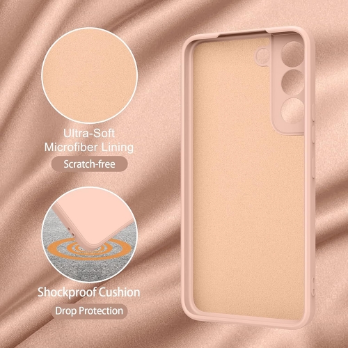 Силиконов калъф Silicone Lite за Samsung Galaxy S22, Корал