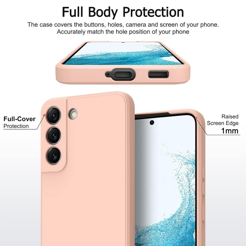Силиконов калъф Silicone Lite за Samsung Galaxy S22, Корал