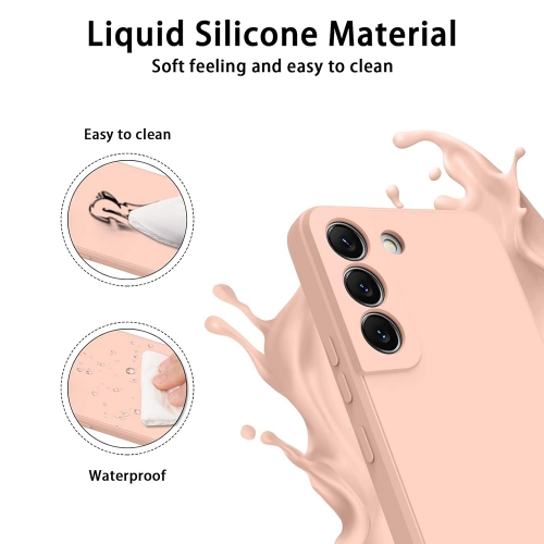 Силиконов калъф Silicone Lite за Samsung Galaxy S22, Корал