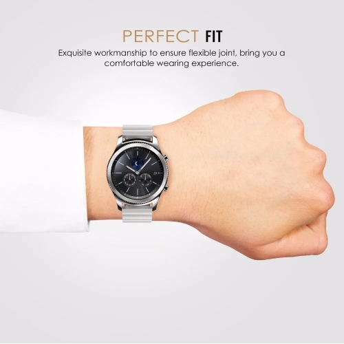 Метална каишка Premium за Huawei Watch 22mm, Сребрист
