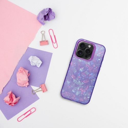 Удароустойчив калъф Tutti Frutti за iPhone 13 Pro, Лилав