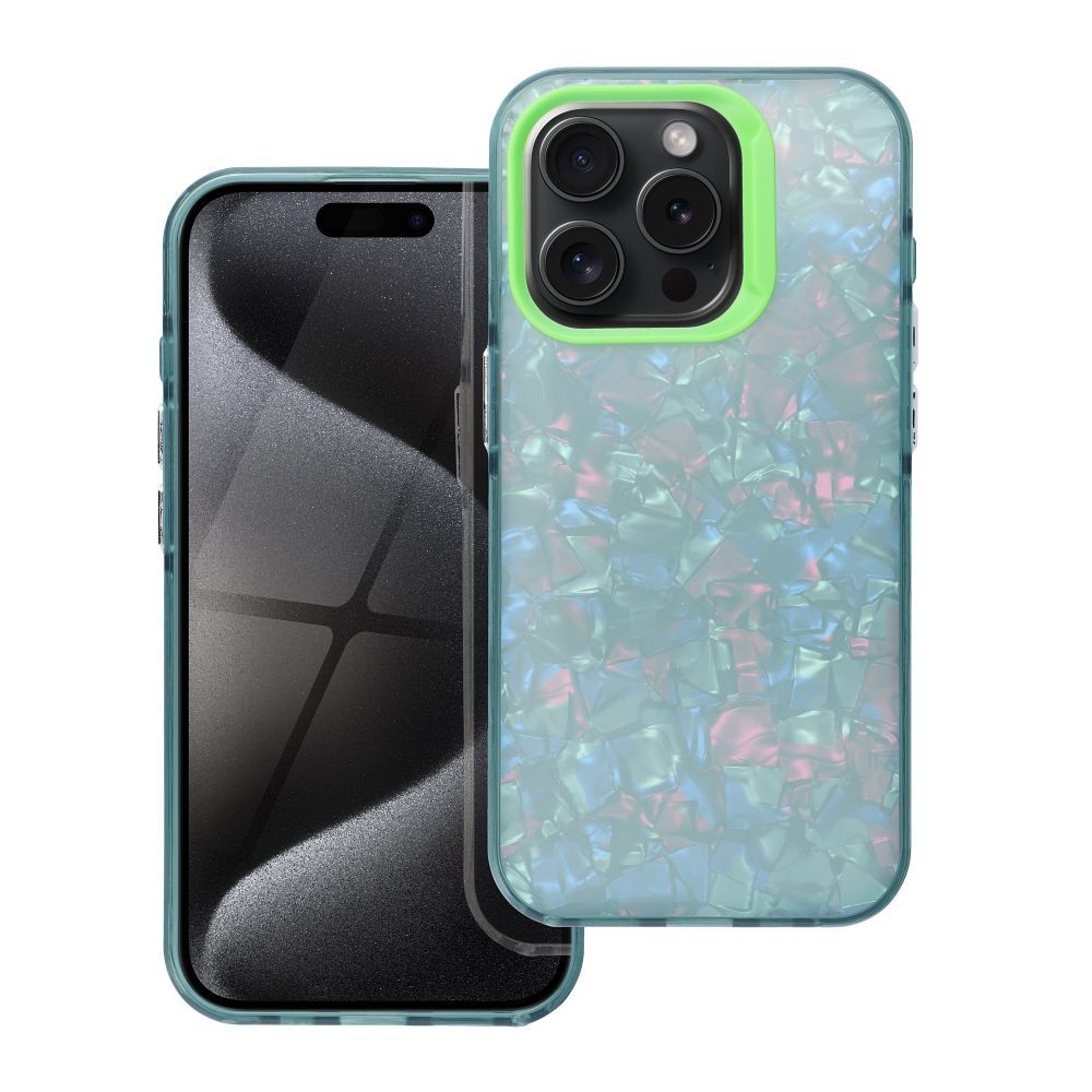 Удароустойчив калъф Tutti Frutti за iPhone 13 Pro, Зелен