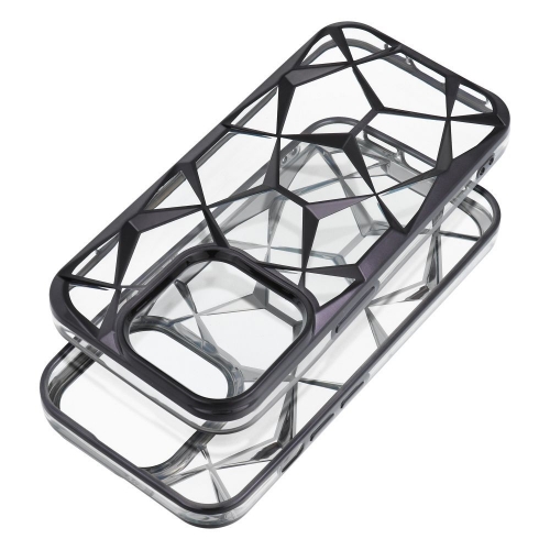 Силиконов калъф Twinki за iPhone 13 Pro, Черен