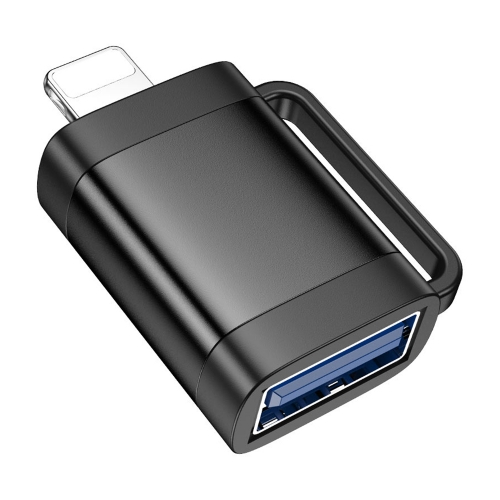 Адаптер HOCO UA31A OTG от Lightning към USB A, Черен