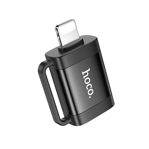 Адаптер HOCO UA31A OTG от Lightning към USB A, Черен