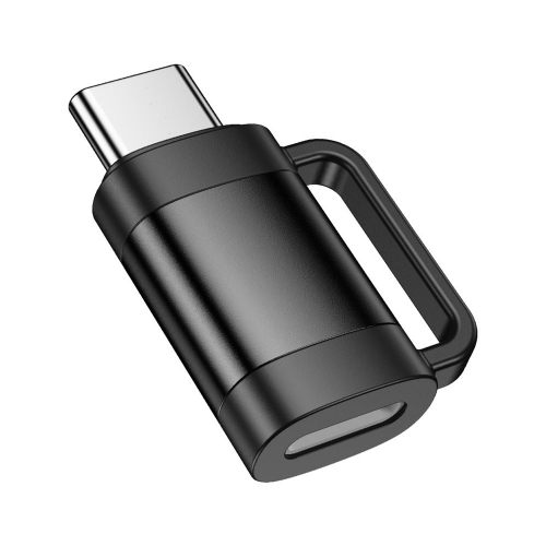 Адаптер HOCO UA31E OTG от Type C към Lightning, 3A, Черен