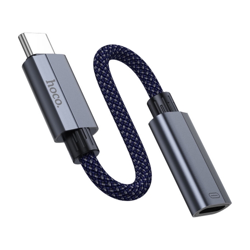 Адаптер HOCO UA29A OTG от Type C към Lightning, 15cm, Тъмно син