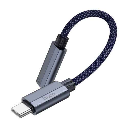 Адаптер HOCO UA29A OTG от Type C към Lightning, 15cm, Тъмно син