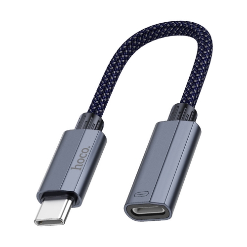 Адаптер HOCO UA29A OTG от Type C към Lightning, 15cm, Тъмно син
