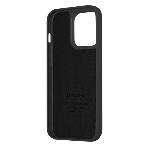 Удароустойчив калъф PULOKA за Iphone 15 Pro, Черен