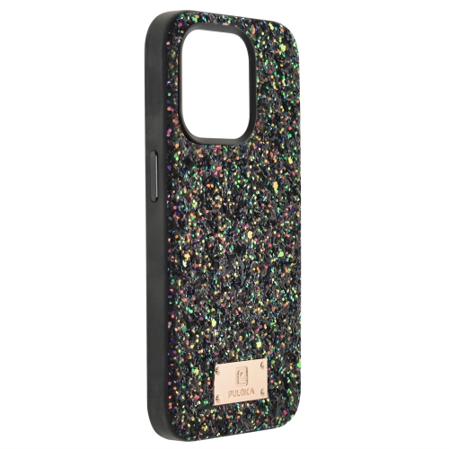 Удароустойчив калъф PULOKA за Iphone 15 Pro, Черен