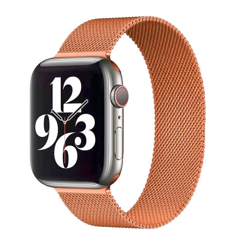 Метална каишка Magnet за Apple Watch 38 / 40 / 41mm, Оранжев