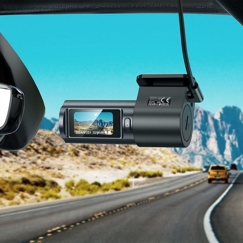Камера за кола HOCO Driving Recorder 2K DV7, Черен