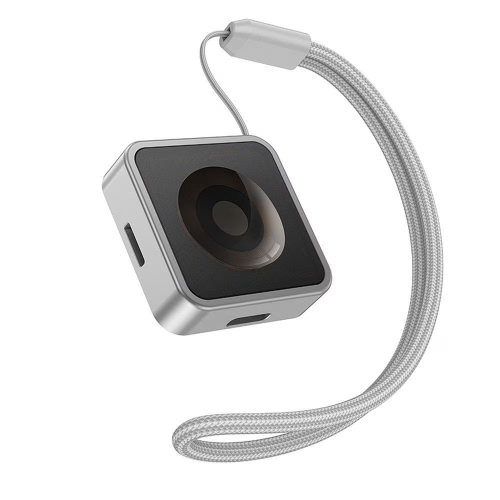 Безжично зарядно HOCO CW55 съвместимо с Apple Watch, 2.5W, Сребрист