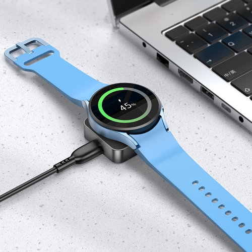 Безжично зарядно HOCO CW56 съвместимо със Samsung Watch, 2.5W, Черен