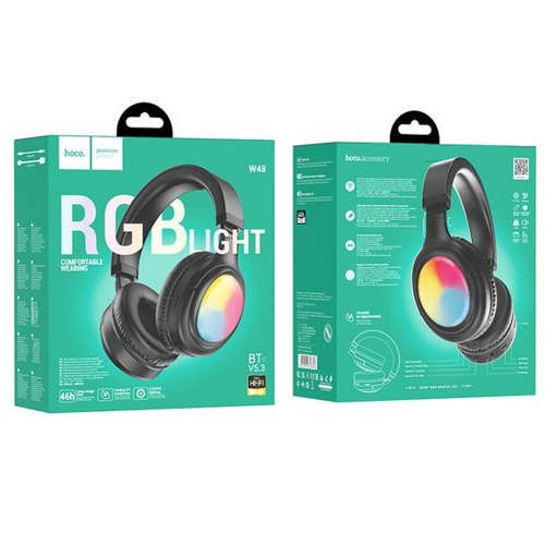 Безжични Слушалки HOCO W48 Bluetooth, Черен