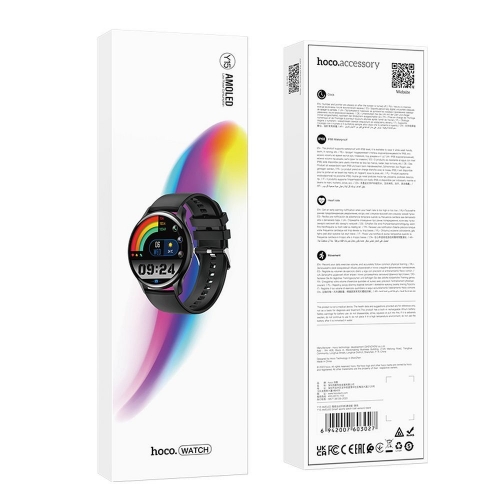 Смарт Часовник HOCO Y15 Amoled with call function, Черен