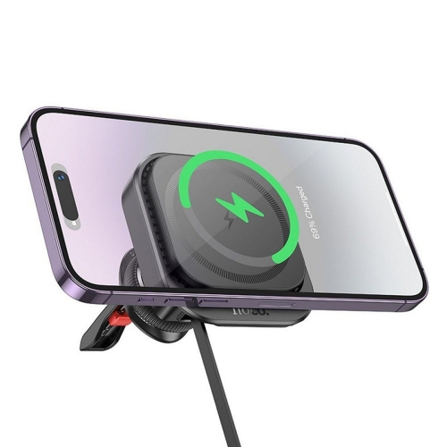 Поставка за кола с безжично зареждане HOCO HW23 support MagSafe, Черен