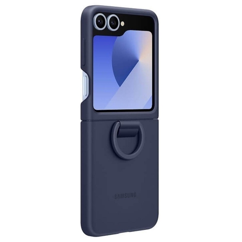 Калъф Samsung Silicone Cover with Ring за Samsung Galaxy Z Flip 6, EF-PF741TNE, Син