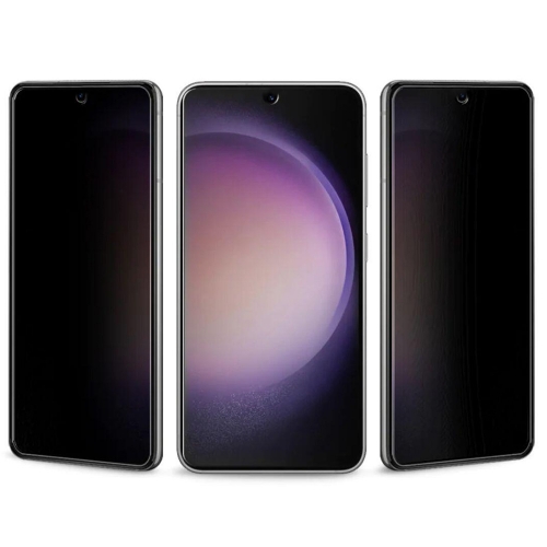 Стъклен Протектор 5D Full Glue PRIVACY за Samsung Galaxy S23, без дупка за пръстов отпечатък 