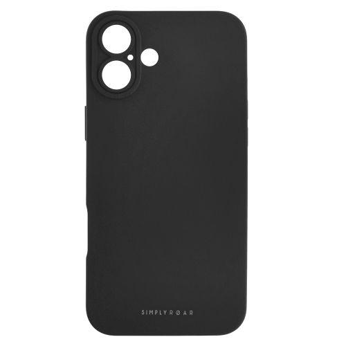 Силиконов калъф Roar Luna Case за iPhone 16 Plus, Черен