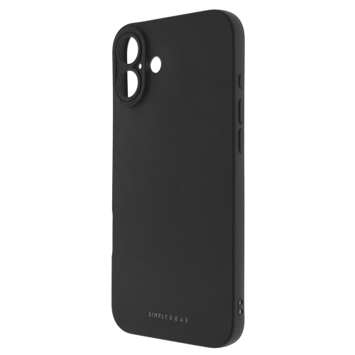 Силиконов калъф Roar Luna Case за iPhone 16 Plus, Черен