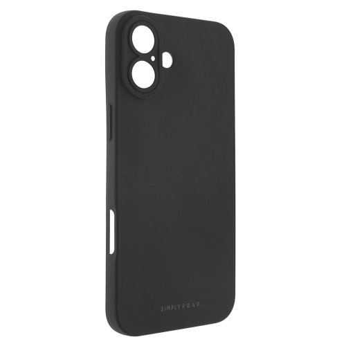 Силиконов калъф Roar Luna Case за iPhone 16 Plus, Черен