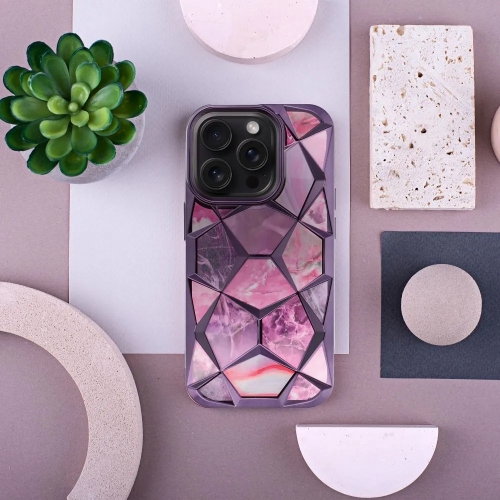 Силиконов калъф Twinki за iPhone 16 Pro, Лилав