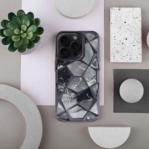 Силиконов калъф Twinki за iPhone 16 Pro Max, Черен