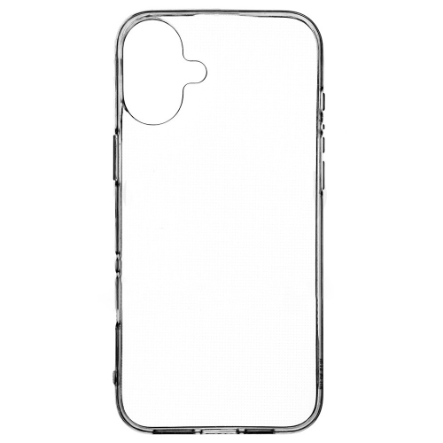 Силиконов калъф за iPhone 16, 0.5 mm, Прозрачен