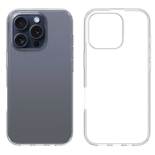 Силиконов калъф за iPhone 16 Pro, 0.5 mm, Прозрачен