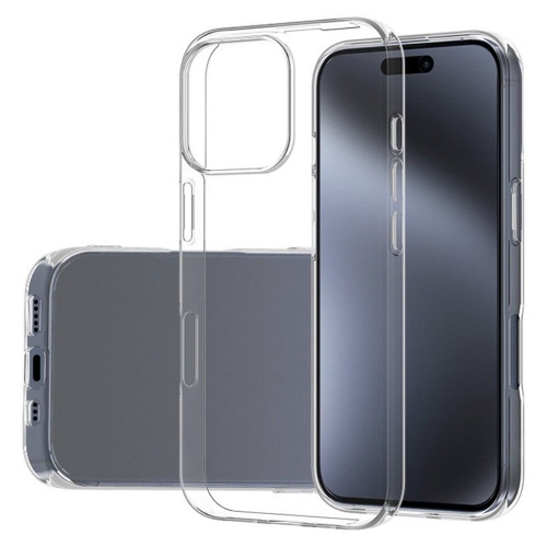 Силиконов калъф за iPhone 16 Pro Max, 0.5 mm, Прозрачен