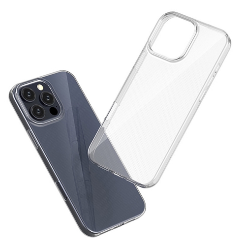 Силиконов калъф за iPhone 16 Pro Max, 0.5 mm, Прозрачен