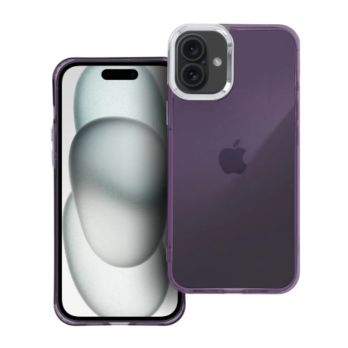 Силиконов калъф PEARL за iPhone 16 Plus, Лилав